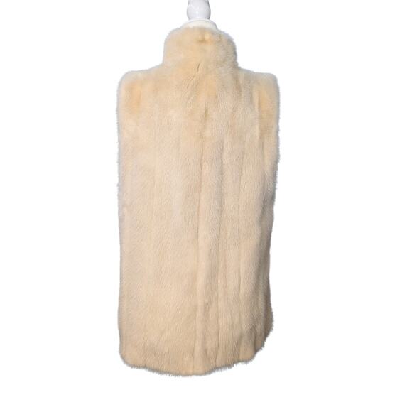 Gorgeous Blond 100% genuine Mink Vest - Perfect Layering Piece! - Picture 2 of 7